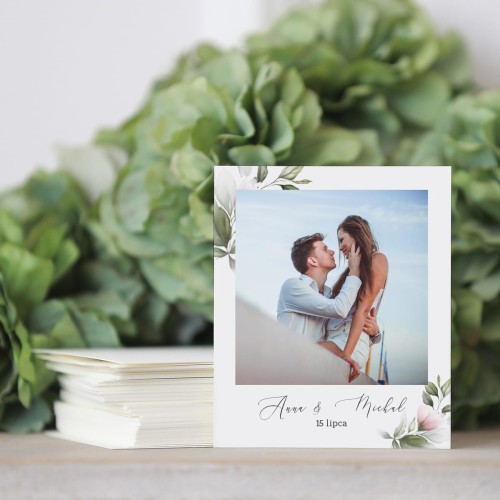 Zdjęcie polaroid w podziękowaniu dla gości