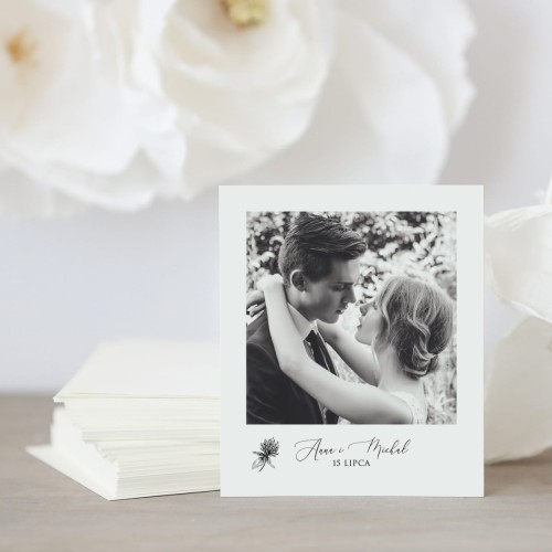 Zdjęcie polaroid w podziękowaniu dla gości