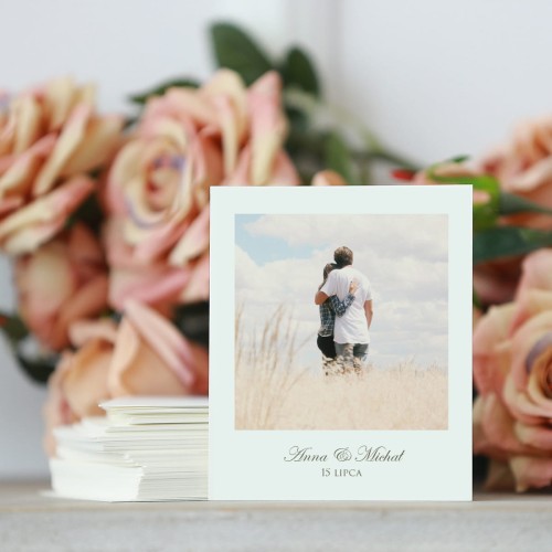 Zdjęcie polaroid w podziękowaniu dla gości