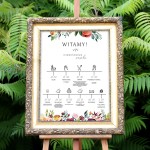 Tablica powitalna na przyjęcie