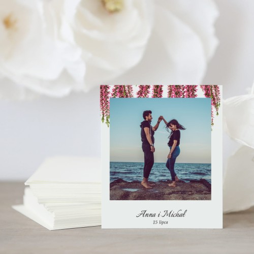 Zdjęcie polaroid w podziękowaniu dla gości