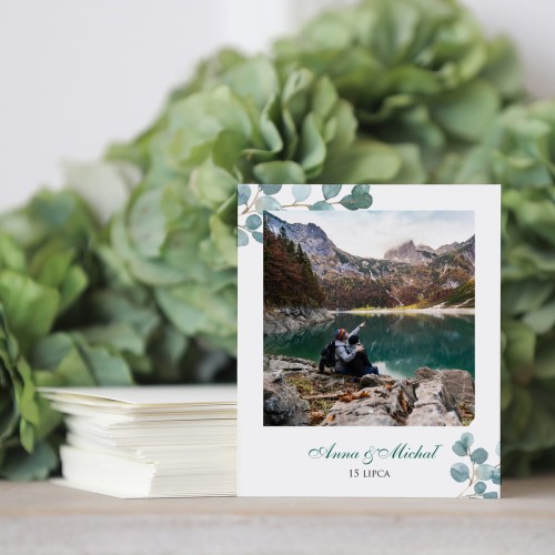 Zdjęcie polaroid w podziękowaniu dla gości