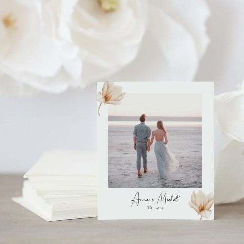 Zdjęcie polaroid w podziękowaniu dla gości