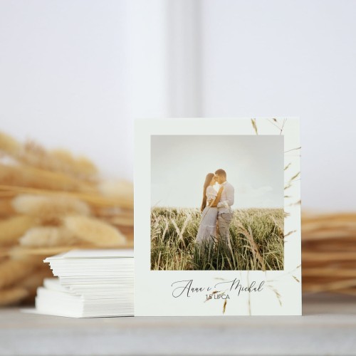 Zdjęcie polaroid w podziękowaniu dla gości