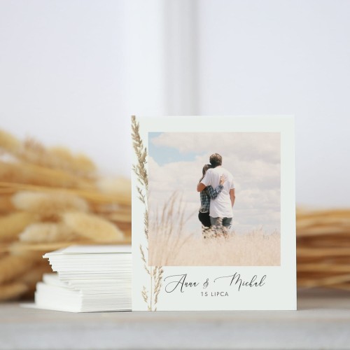 Zdjęcie polaroid w podziękowaniu dla gości