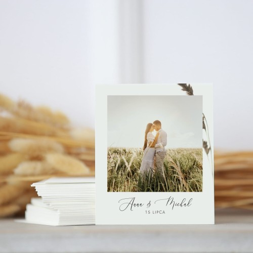 Zdjęcie polaroid w podziękowaniu dla gości