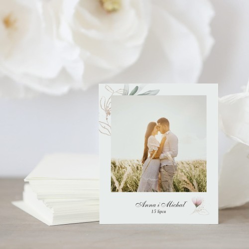 Zdjęcie polaroid w podziękowaniu dla gości