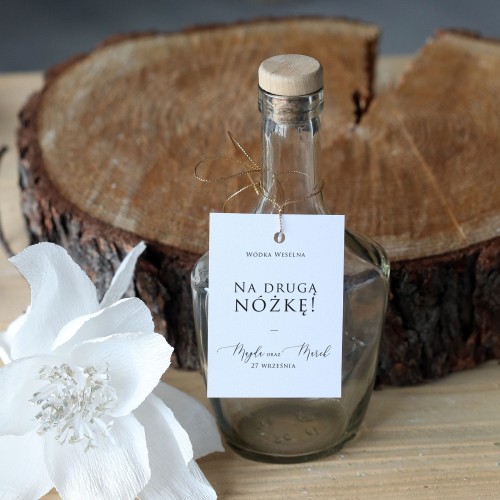 Zestaw 18 zawieszek na alkohol minimalistyczne