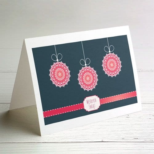 Kartki świąteczne z logo