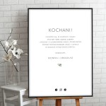 Tablica powitalna na przyjęcie