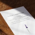Zawiadomienie o ślubie z lawendą