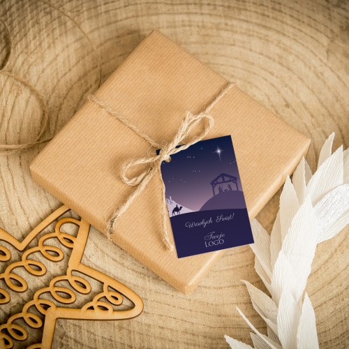 Świąteczne bileciki z logo z Betlejem