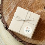 Naklejki  z logo z laską cukrową