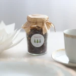 Naklejki  z logo z choinkami