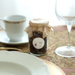 Naklejki  z logo z zimowym motywem