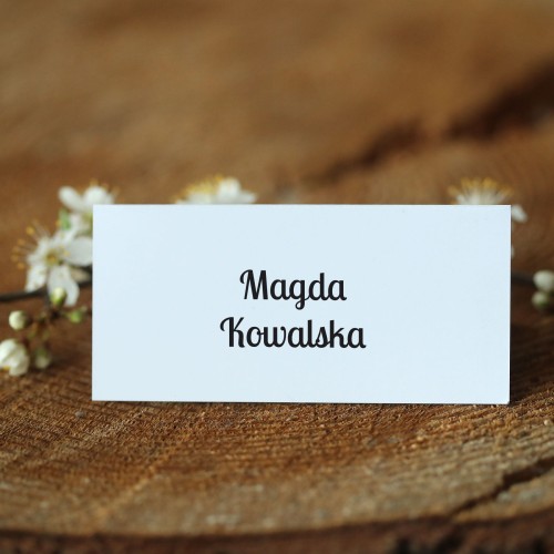 Eleganckie winietki na firmowe przyjęcie