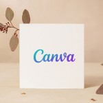 Drukowanie zaproszeń z Canvy kwadratowe, rozkładane - 14,5x14,5 cm