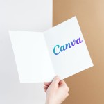 Druk zaproszeń z Canvy - rozkładane zaproszenia 12x17 cm