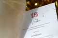 Zaproszenia golden rose na 18 urodziny
