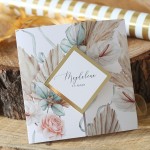 Zaproszenia w stylu boho na 18 urodziny