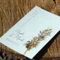 Zaproszenia ślubne 10x15 z trzciną