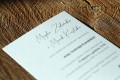 Zaproszenia ślubne 10x15 z trzciną