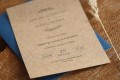 Eko zaproszenia ślubne jednokartkowe