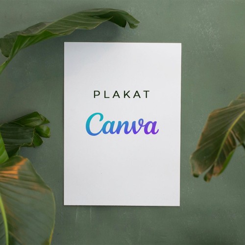 Wydruk plakatu canva - na ozdobnym papierze