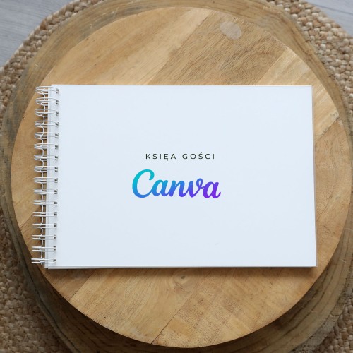 Wydruk księgi gości canva