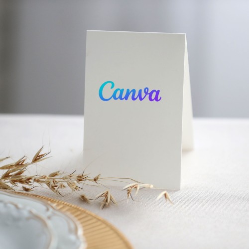 Numerki na stół - canva