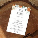 Zaproszenia ślubne - 10x15