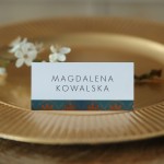 Czarno-złote winietki na urodziny