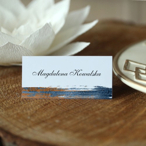 Pomarańczowo-złote winietki na urodziny