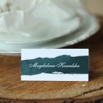 Zielone winietki na urodziny