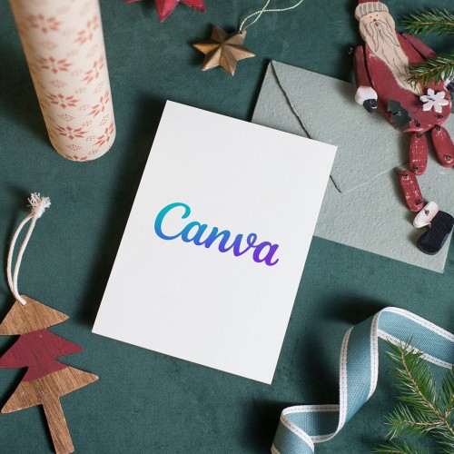 Dwustronna firmowa kartka świąteczna - a6