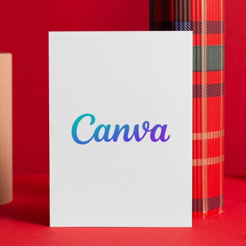 Jednokartkowa firmowa kartka świąteczna - 12x17 cm