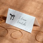 Winietki z czarną wstążeczką