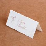 Winietki z różową wstążeczką