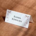 Winietki z różową wstążeczką