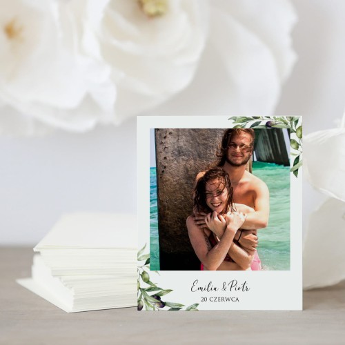 Zdjęcie polaroid w podziękowaniu dla gości