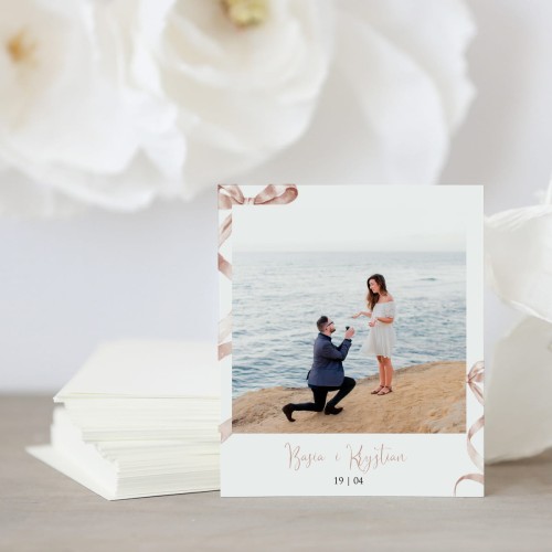 Zdjęcie polaroid w podziękowaniu dla gości