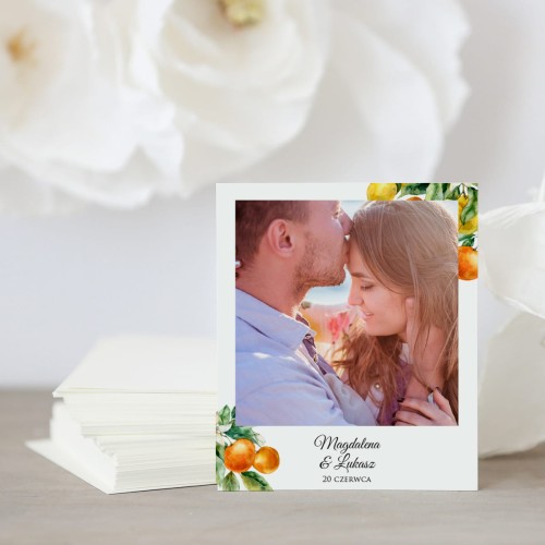 Zdjęcie polaroid w podziękowaniu dla gości