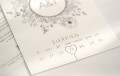 Minimalistyczne zaproszenia ślubne dwie karty
