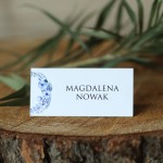 Winietki z błękitnym wianuszkiem