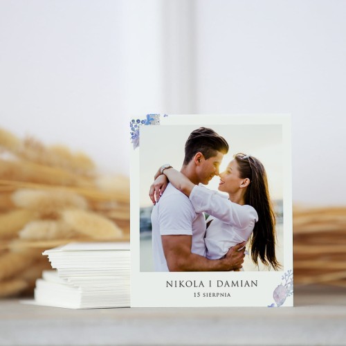 Zdjęcie polaroid w podziękowaniu dla gości