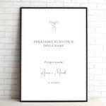 Tablica powitalna na przyjęcie