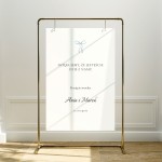 Tablica powitalna na przyjęcie