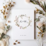 Zaproszenie Ślubne "Polny Wianek" - Akwarela Pastelowa 10x15 cm