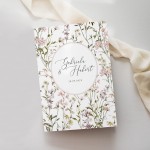 Romantyczne zaproszenia ślubne "Łąka Pełna Kwiatów" - rozkładane 10x15 cm