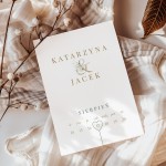 Zaproszenia ślubne z eukaliptusem - Zapisani w Kalendarzu